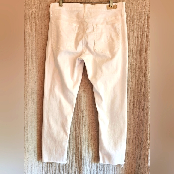 Adriano Goldschmied Farrah Skinny Ankle White Jeans Size 31R - Picture 2 of 6